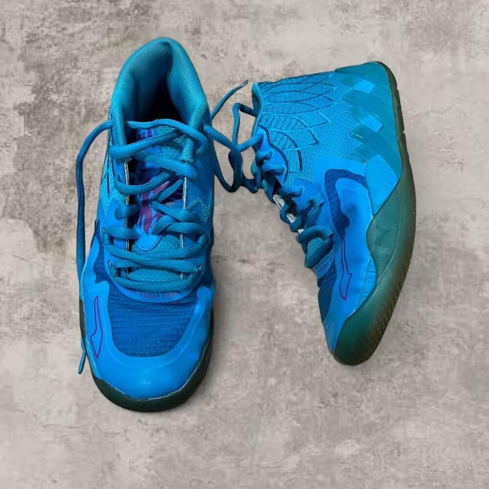 LaMelo Ball blue basketball sneakers USA 6.5 sporty athletic shoes nba basket